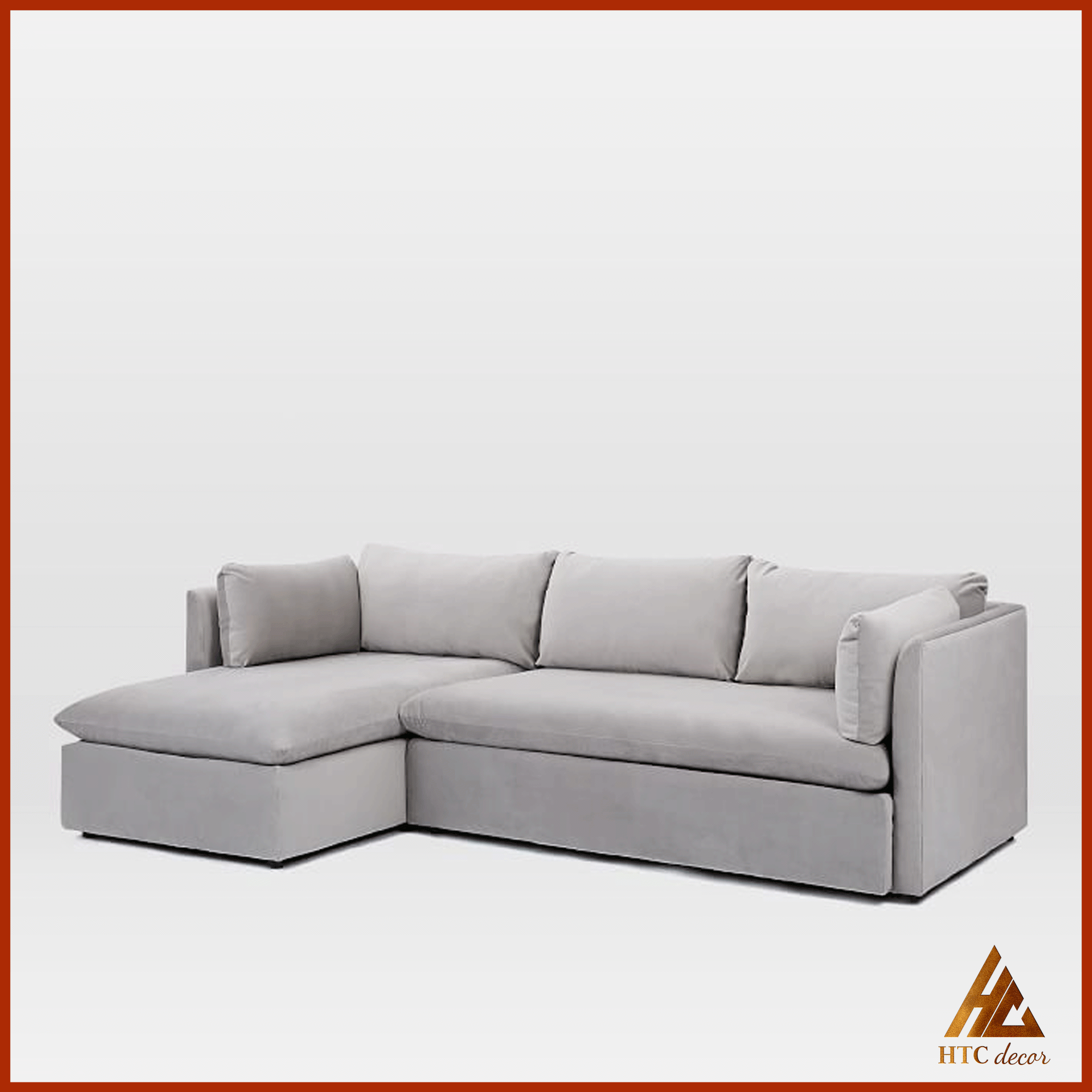 Ghế Sofa Góc L Shelter Vải Bố